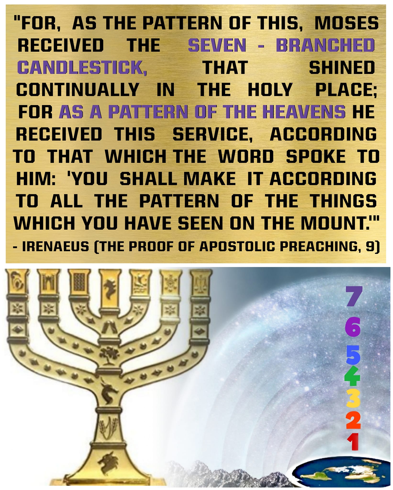 Read more about the article Pattern of the Heavens – Irenaeus (The Proof of Apostolic Preaching, 9)