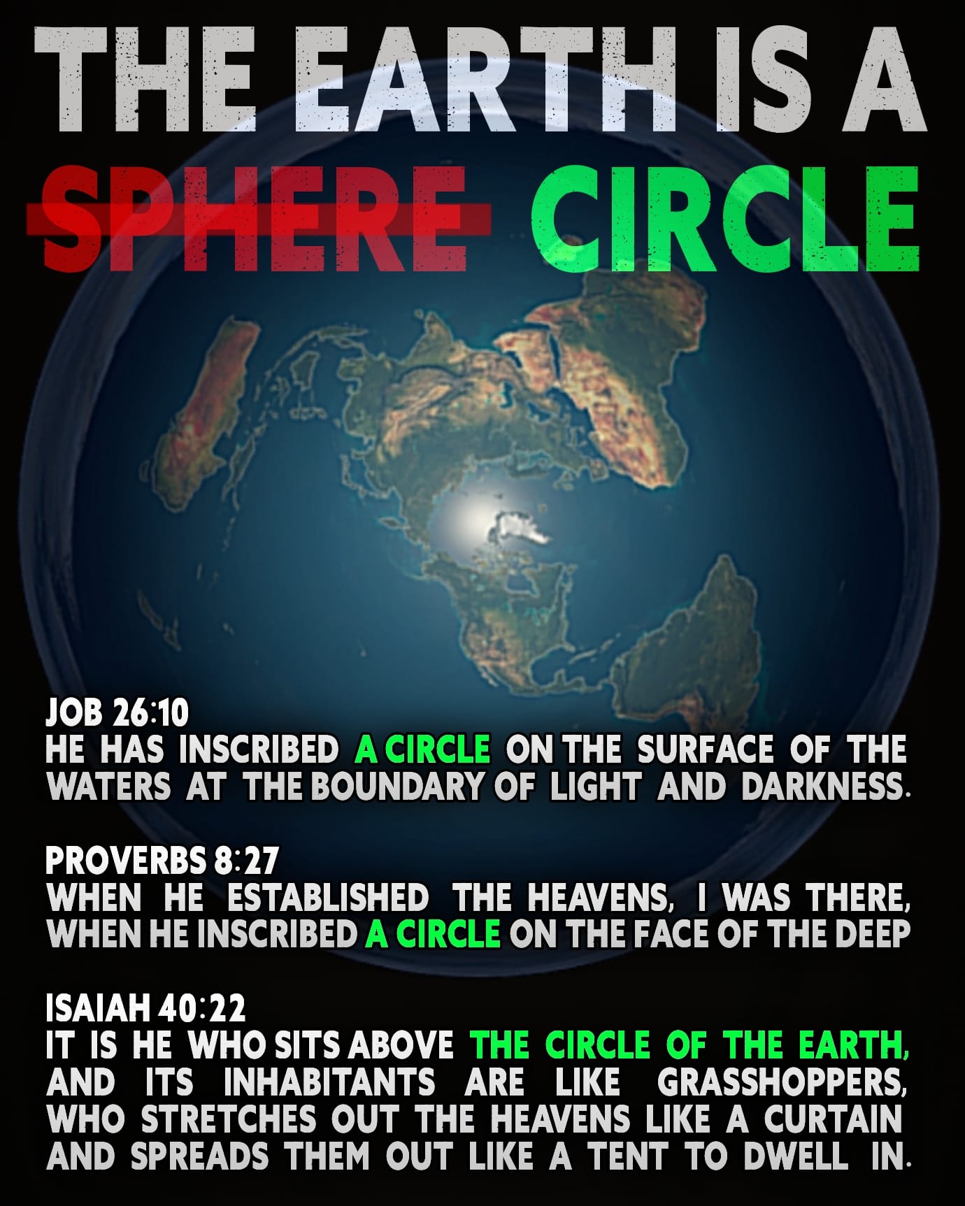 Read more about the article The Earth is a Circle – Proverbs 8:27-29